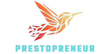 prestopreneur humming bird logo